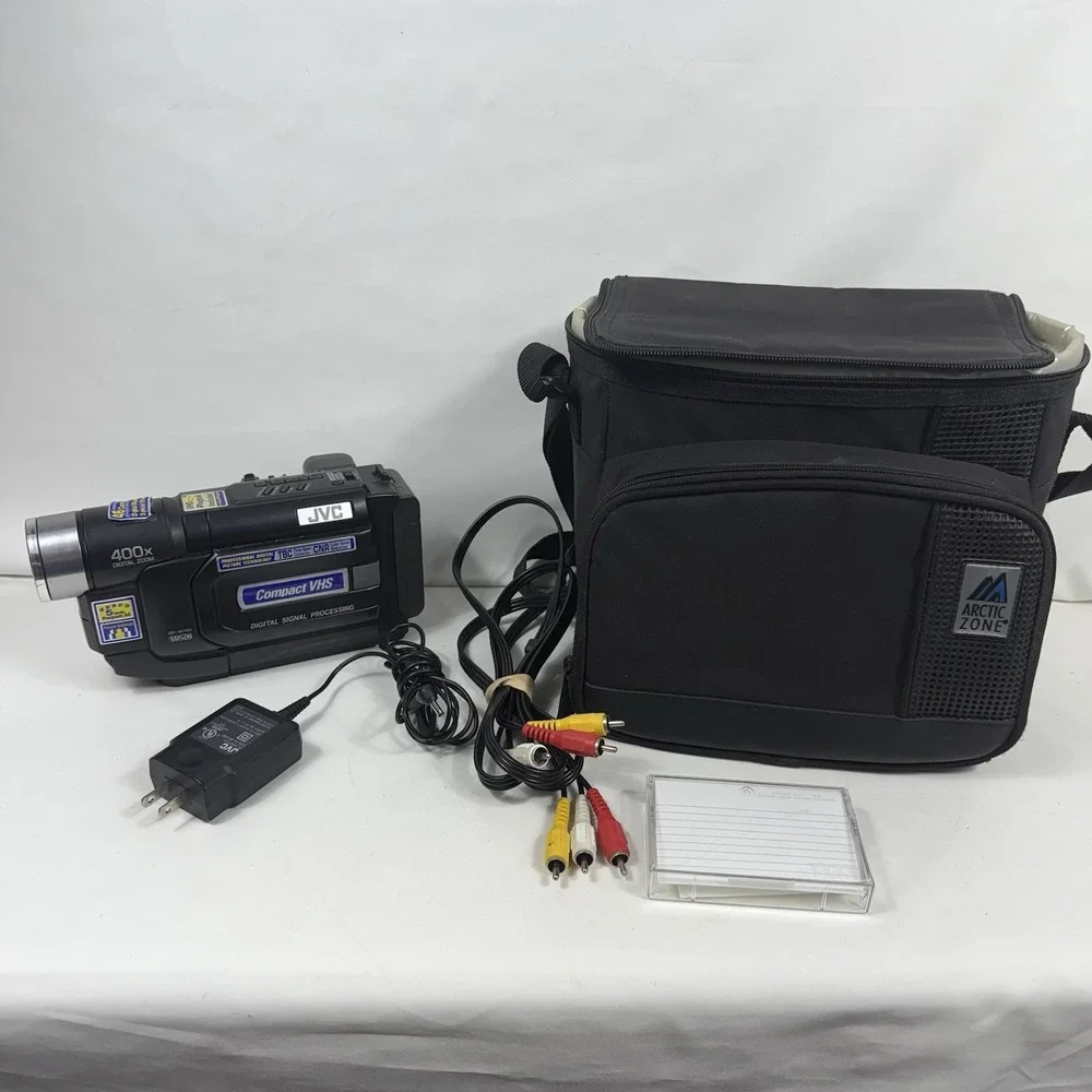 JVC Compact VHS VHSC Video Camcorder GR-AX760U 400x Digital Zoom‎ Tested Works